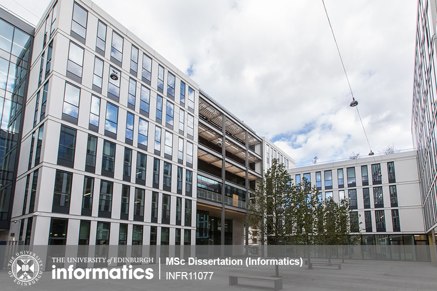 Decorative image for MSc Dissertation (Informatics)